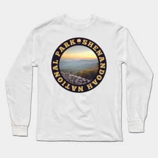 Shenandoah National Park circle Long Sleeve T-Shirt